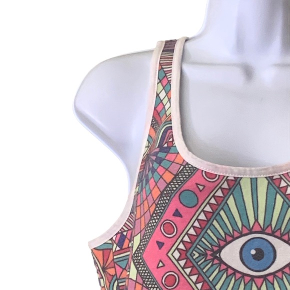 Wildfox Swim Third Eye Tank Top Cropped Beachwear - Picture 7 of 13